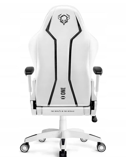 Žaidimų kėdė iš dirbtinės odos DIABLO X-One 2.0 Normal Size: balta-juoda