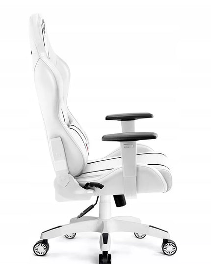 Žaidimų kėdė iš dirbtinės odos DIABLO X-One 2.0 Normal Size: balta-juoda