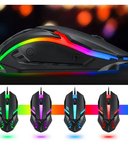 Žaidimų klaviatūros ir pelės rinkinys Mechaninė RGB TF 200