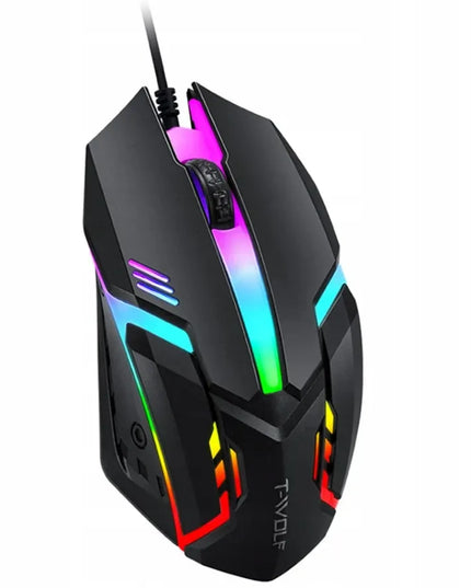 Žaidimų klaviatūros ir pelės rinkinys Mechaninė RGB TF 200
