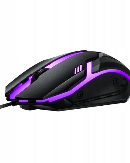 Žaidimų klaviatūros ir pelės rinkinys T-WOLF TF230 su LED RGB apšvietimu