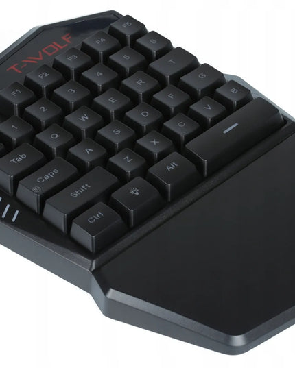 Žaidimų klaviatūros ir pelės rinkinys T-WOLF TF900 su LED RGB apšvietimu