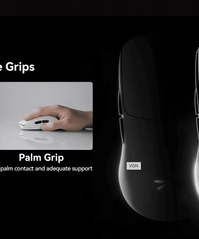 Žaidimų pelė VGN Y2 ULTRA belaidė, 42g balta lengva PAW3950