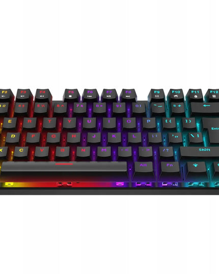 Žaidimų rinkinys: mechaninė RGB klaviatūra (Red Switch) + pelė + kilimėlis