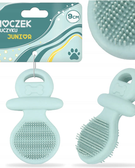 Žaislas šunims 9cm kramtukas šuniukams dantų priežiūrai su iškilimais čiulptukas