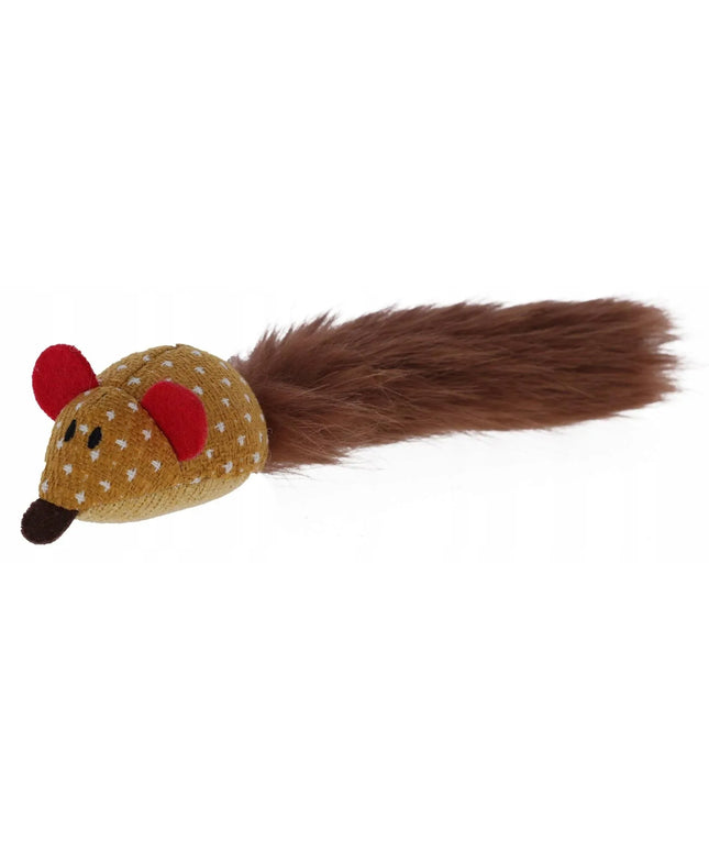 Žaislinė pelė katei, 26 cm, ruda, Kerbl