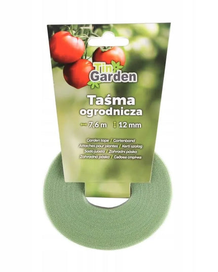 Žalia sodo lipni juosta augalams 12mm x 7,6m
