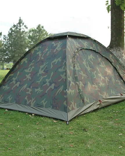 Žalias kempingo palapinės modelis 2-3 asmenims 210x150 cm