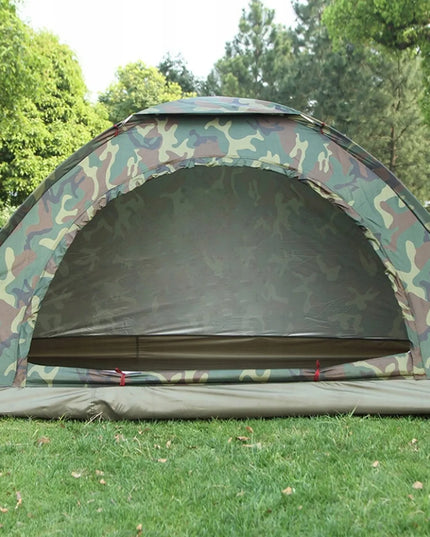 Žalias kempingo palapinės modelis 2-3 asmenims 210x150 cm