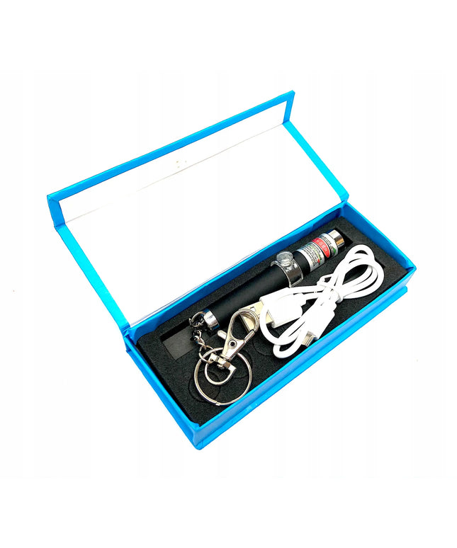 Žalias lazerinis žaislas katėms su USB įkraunama baterija