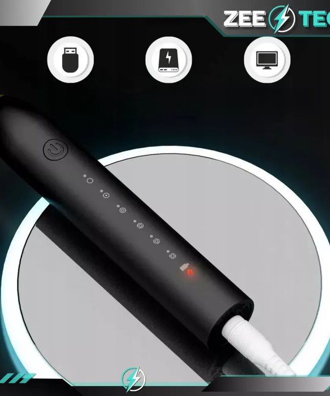 ZeeTech X-3 soninis elektrinis dantų šepetėlis, 6 režimai, laikmatis + 4 antgaliai