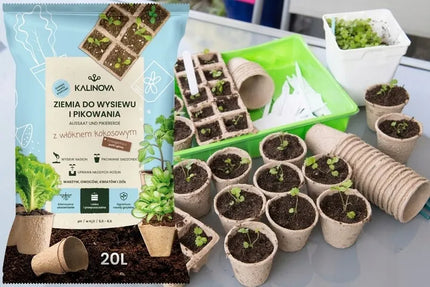 Žemė sėjimui ir pikiavimui KALINOVA, 20L su kokoso pluoštu ir perlitu