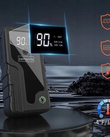 Zenwire CY16 6400 mAh automobilinis „Jump Starter“ paleidiklis ir išorinė baterija
