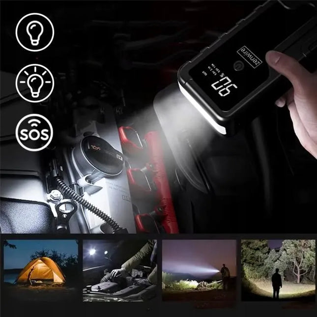 Zenwire CY16 6400 mAh automobilinis „Jump Starter“ paleidiklis ir išorinė baterija
