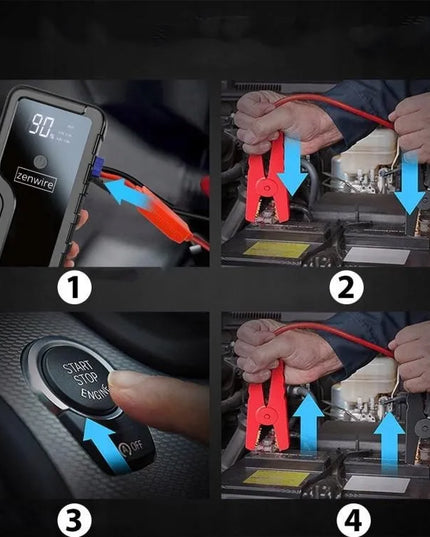 Zenwire CY16 6400 mAh automobilinis „Jump Starter“ paleidiklis ir išorinė baterija