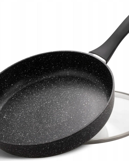 Zilner gili marmurinė keptuvė 24 cm su dangčiu