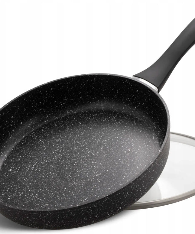 Zilner gili marmurinė keptuvė 24 cm su dangčiu