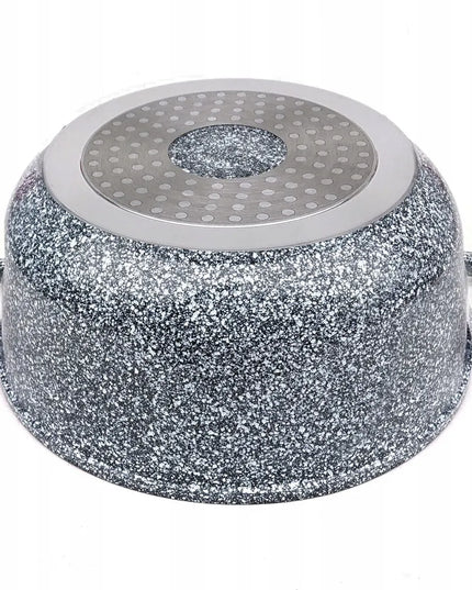 ZILNER Grey 4 marmurinių puodų rinkinys 16 / 20 / 22 / 26 cm