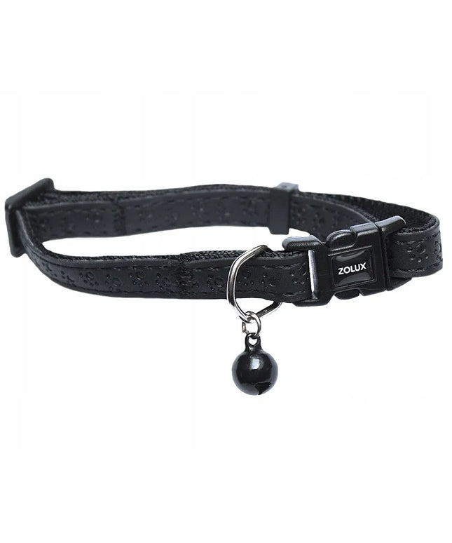 ZOLUX Mac Leather antkaklis katėms, juodas, 10 mm