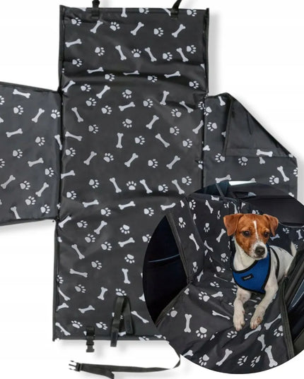 ZOOFARI automobilinis kilimėlis šunims L/XL, juodas 124 cm x 122 cm D44