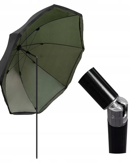 Žvejybos Skėtis 240 cm su Vandeniui Atspariu Audiniu ir Šoninėmis Apsaugomis