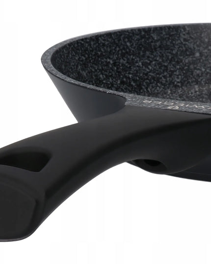 ZWIEGER granitinė keptuvė BLACK STONE 28 cm indukcinėms ir dujinėms viryklėms su GREBLON danga