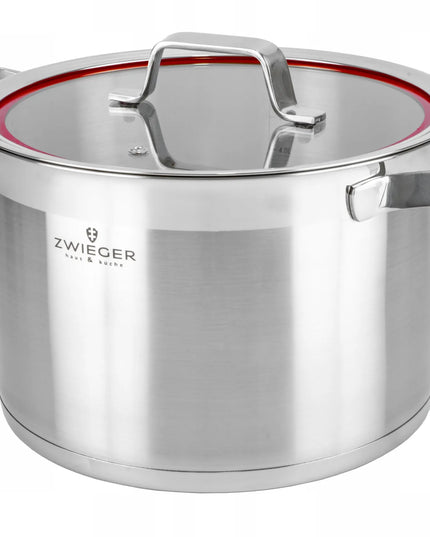 ZWIEGER KLASSIKER puodų rinkinys, 11 dalių, nerūdijantis plienas INOX, tinka dujinėms ir indukcinėms viryklėms