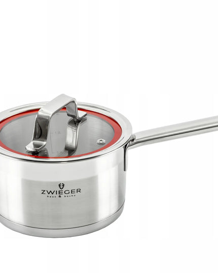 ZWIEGER KLASSIKER puodų rinkinys, 11 dalių, nerūdijantis plienas INOX, tinka dujinėms ir indukcinėms viryklėms