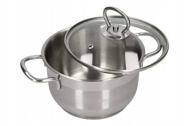 ZWIEGER LOVRO puodų rinkinys, 8 dalys, indukcija, dujos, nerūdijantis plienas, Inox