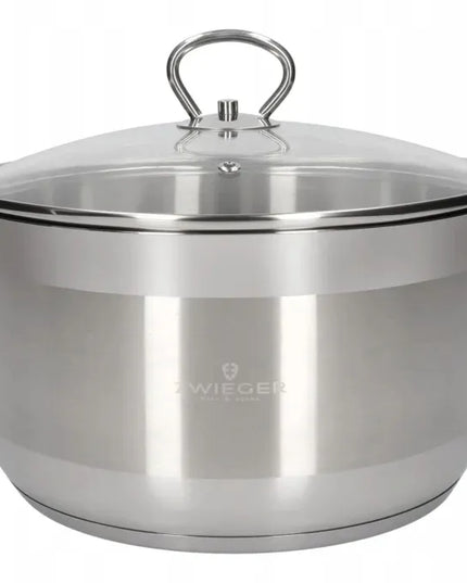 ZWIEGER LOVRO puodų rinkinys, 8 dalys, indukcija, dujos, nerūdijantis plienas, Inox