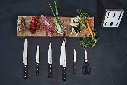 Zwilling Four Star peilių rinkinys, 7 dalių, su savaime galandamu stovu