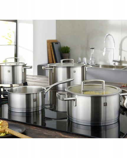 Zwilling Vitality puodų rinkinys, 9 dalių, nerūdijantis plienas, sidabrinis
