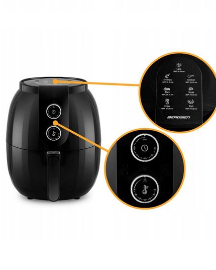 Karšto oro gruzdintuvė Berdsen 2,6 L 1300W