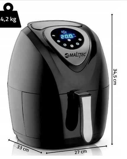 Karšto oro gruzdintuvė MalTec 4.3L 1400W