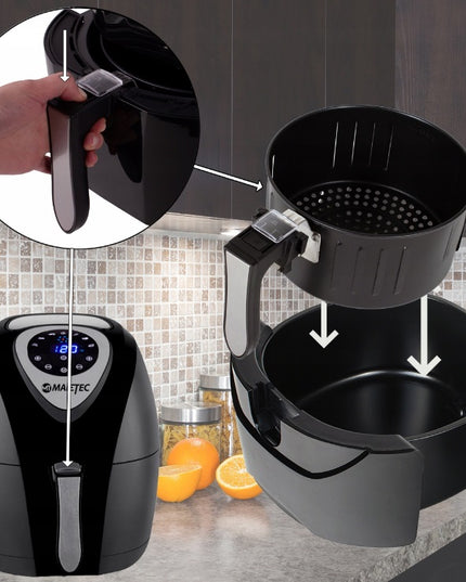 Karšto oro gruzdintuvė MalTec 4.3L 1400W