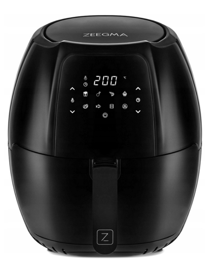 Karšto oro gruzdintuvė Zeegma Knapper Grand Black 7,7L 1800W su 8 programomis