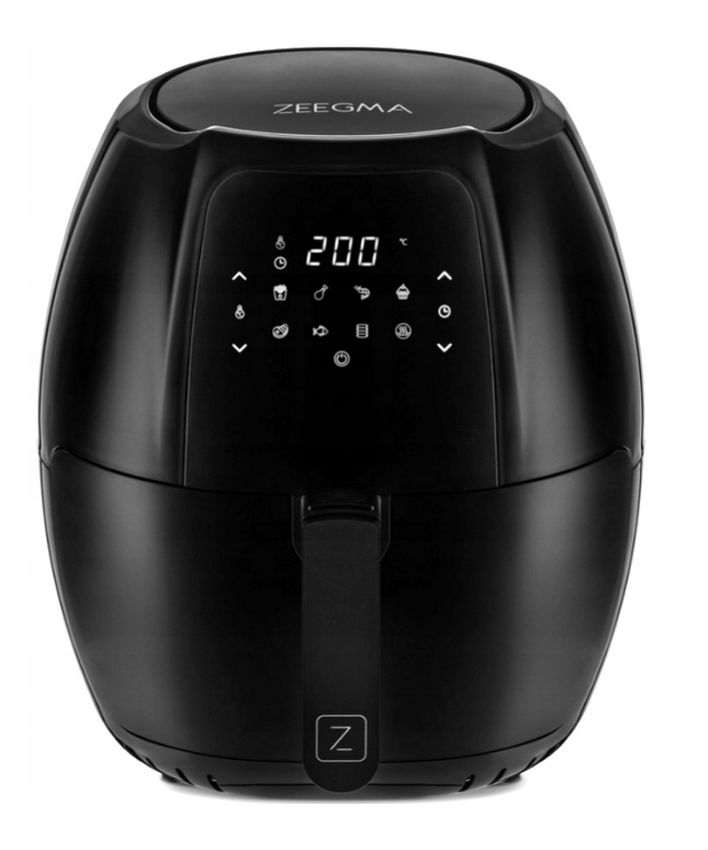 Karšto oro gruzdintuvė Zeegma Knapper Grand Black 7,7L 1800W su 8 programomis