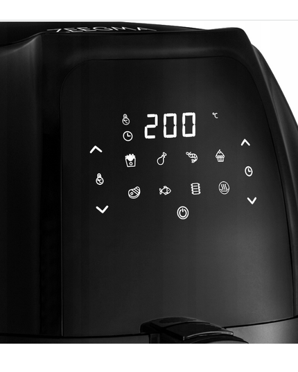 Karšto oro gruzdintuvė Zeegma Knapper Grand Black 7,7L 1800W su 8 programomis