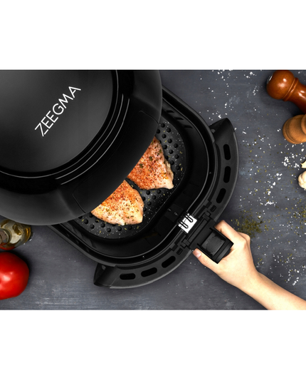 Karšto oro gruzdintuvė Zeegma Knapper Grand Black 7,7L 1800W su 8 programomis