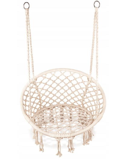 Pakabinamas sėdimas braziliškas hamakas  - Smėlio spalvos