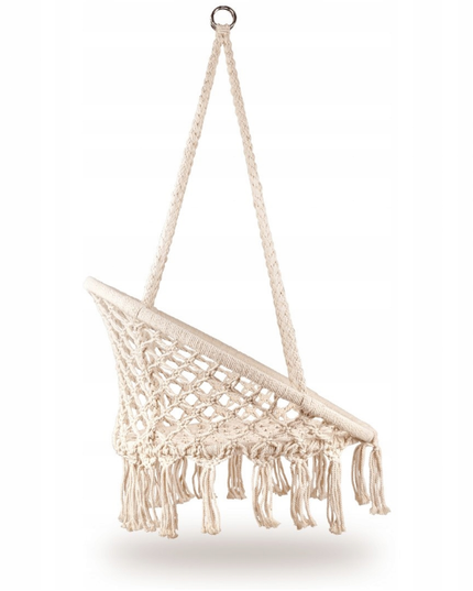 Pakabinamas sėdimas braziliškas hamakas  - Smėlio spalvos