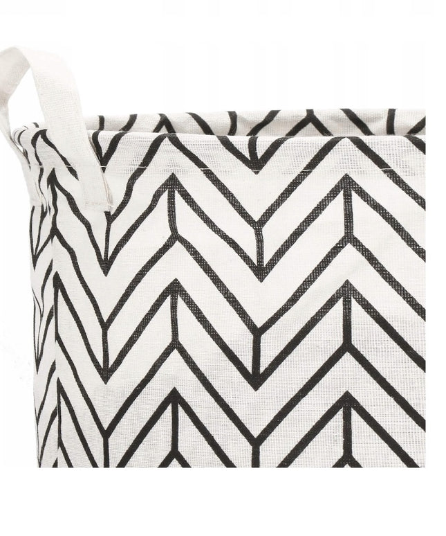 Skalbinių, žaislų krepšys su raštais, 55L