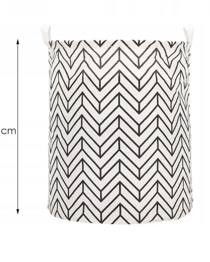 Skalbinių, žaislų krepšys su raštais, 55L