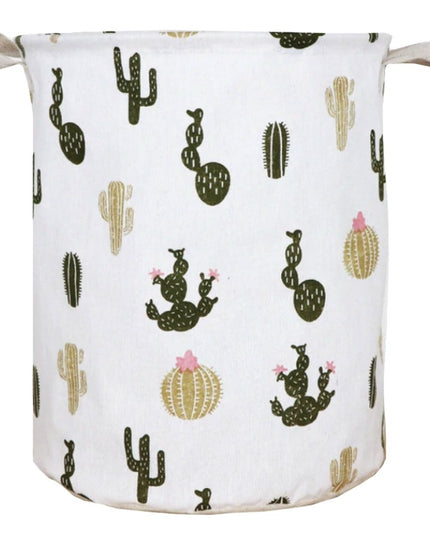 Skalbinių, žaislų krepšys su kaktusais 40L