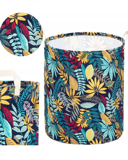 Skalbinių, žaislų krepšys su augalais 80L