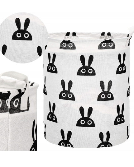 Skalbinių, žaislų krepšys, su paveiksliukais 55L