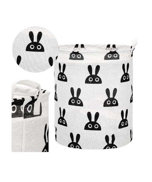 Skalbinių, žaislų krepšys, su paveiksliukais 55L