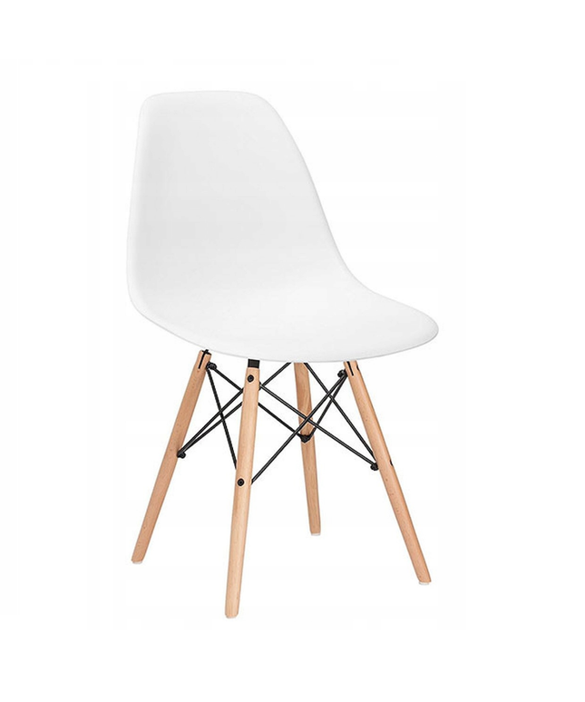 Moderni kėdė svetainei, virtuvei, BALTA, 1vnt.