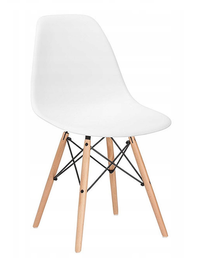 4x Kėdžių komplektas svetainei, virtuvei, BALTOS, 4vnt.