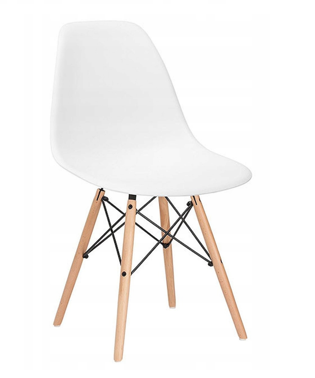 4x Kėdžių komplektas svetainei, virtuvei, BALTOS, 4vnt.